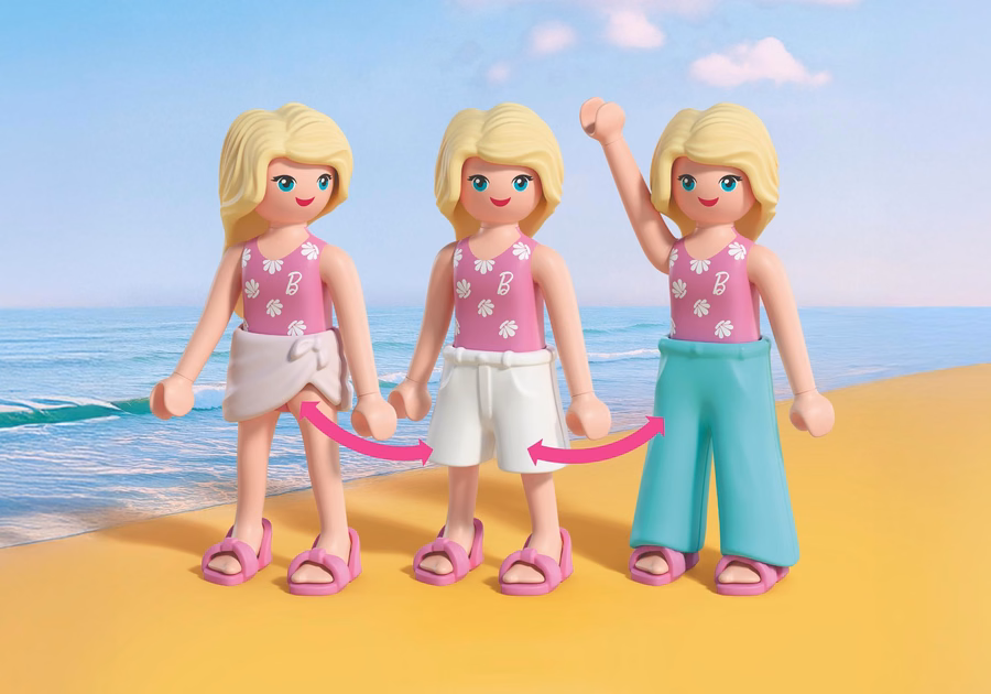 PLAYMOBIL x Barbie™ Strand-Anziehset