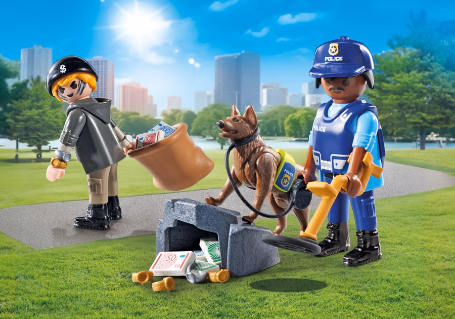 Polizeisuche mit Hund
