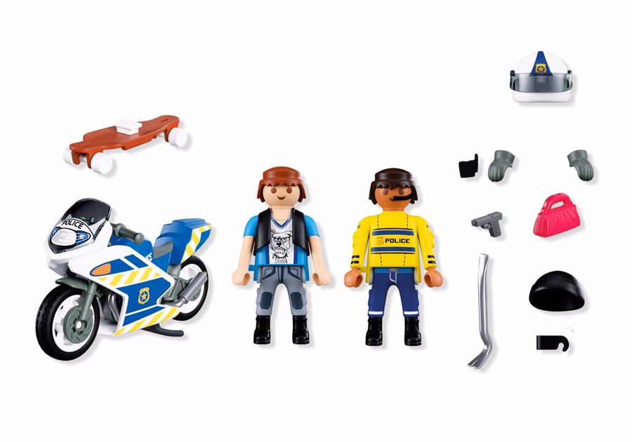 Motorradverfolgungsjagd