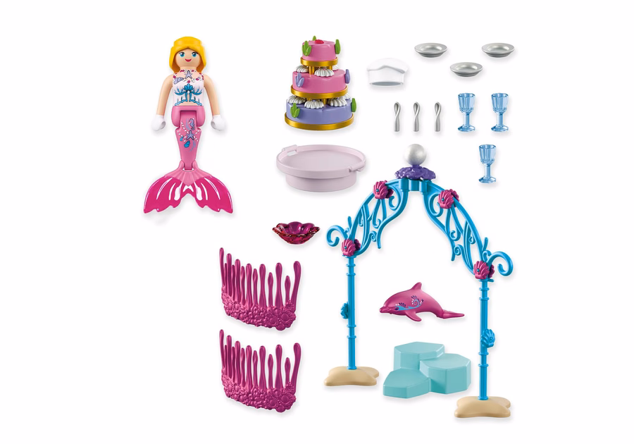 Unterwasser-Hochzeitsbuffet