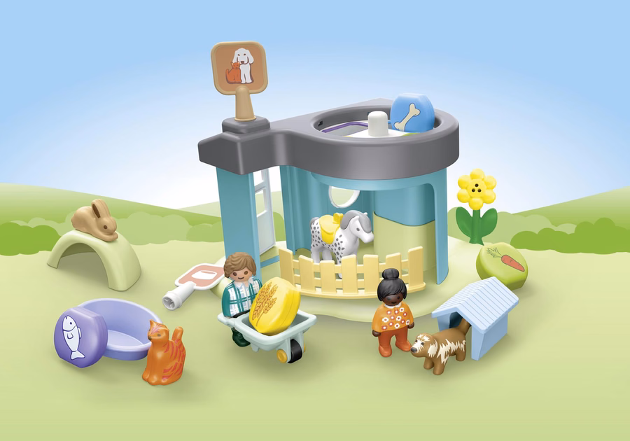 JUNIOR: Tierhaus mit Leckerli-Spender