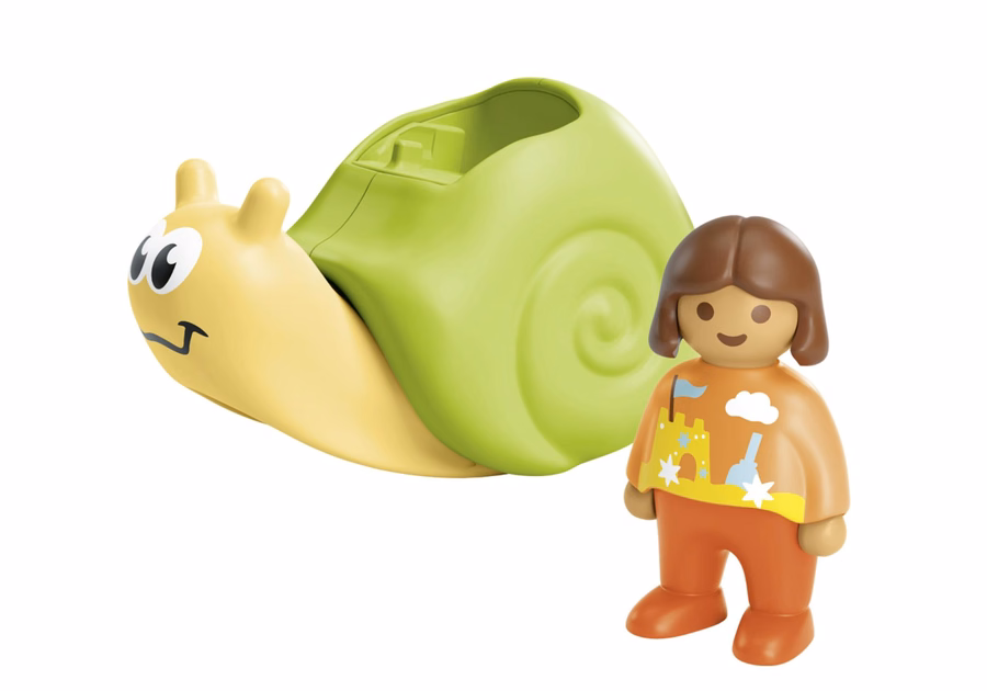 JUNIOR: Schaukelschnecke mit Rasselfunktion