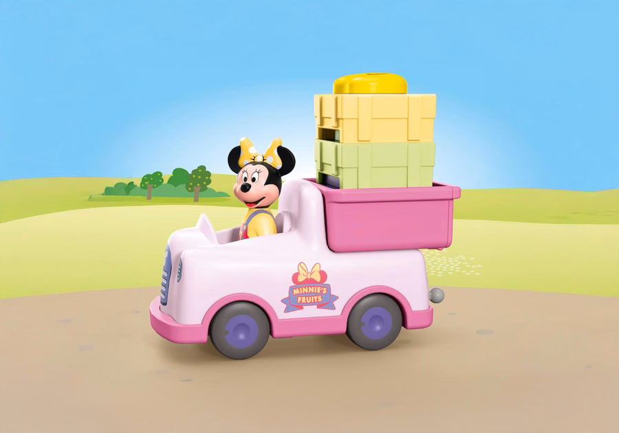 JUNIOR & Disney: Minnie Maus' Obst-Farbsortierwagen