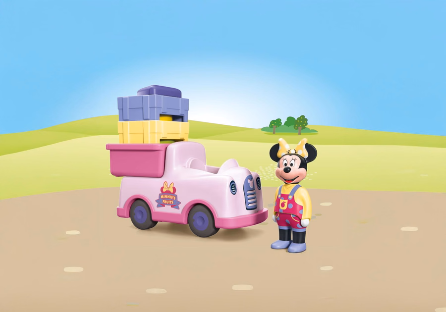 JUNIOR & Disney: Minnie Maus' Obst-Farbsortierwagen