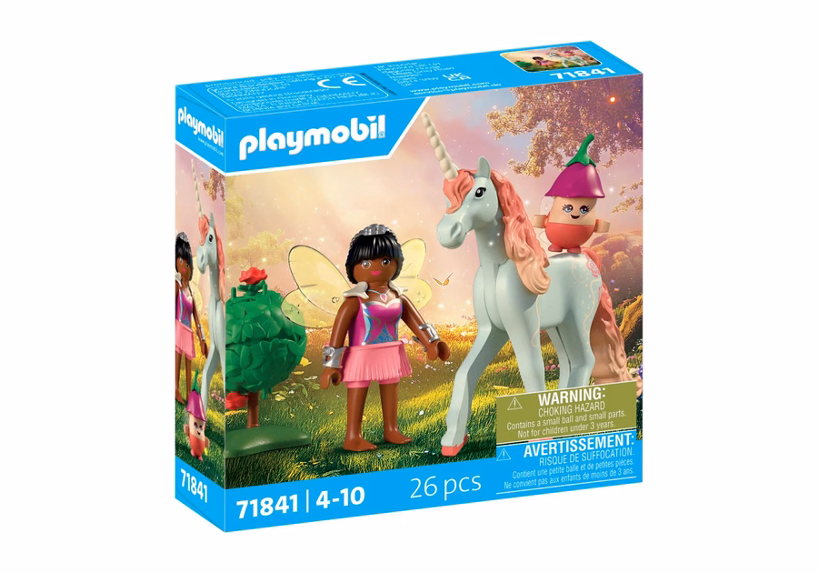 Einhorn-Sammelfigur: Himmelsrose mit Fee