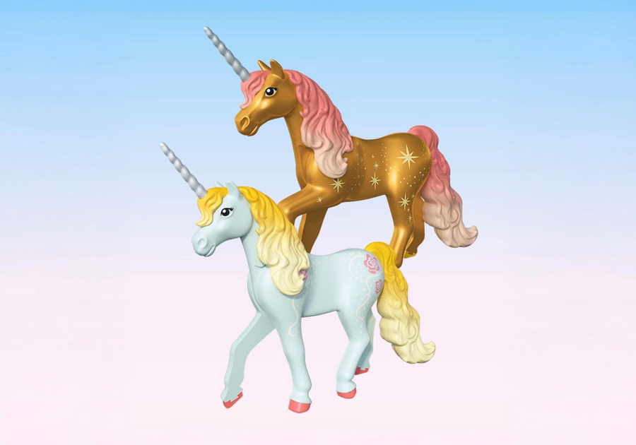 Einhorn-Sammelfigur: Himmelsrose mit Fee