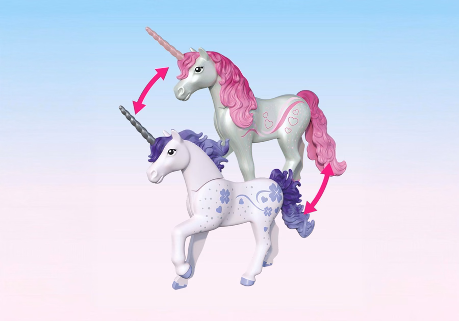 Einhorn-Sammelfigur: Glückslavendel mit Fee
